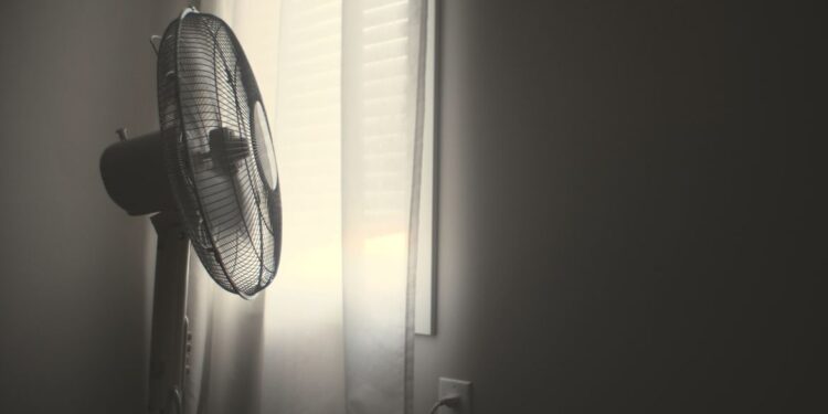 Ventilator in de slaapkamer